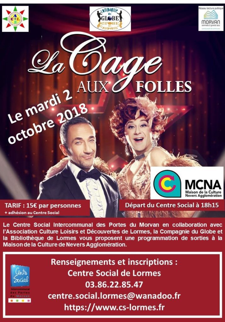 La Cage Aux Folles Pièce De Théâtre Spectacle La Cage aux Folles à la Maison de la Culture de Nevers