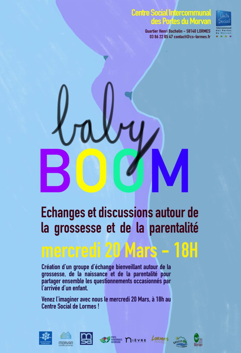 Affiche atelier baby-boom 20 mars 2024