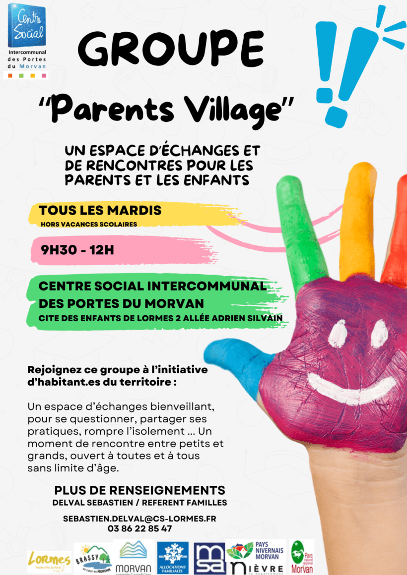 affiche parents village.