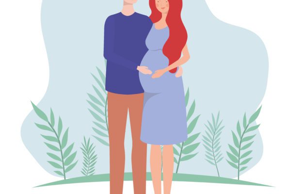 Couple enceinte